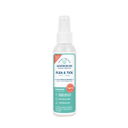 WONDERCIDE - FLEA, TICK & MOSQUITO SPRAY FOR PETS + HOME - CEDAR 4 OZ