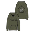 New Raw Health Canine Food Hoodie OD Green