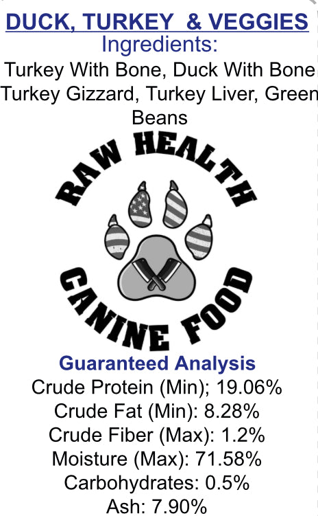 Duck, Turkey and Veggies