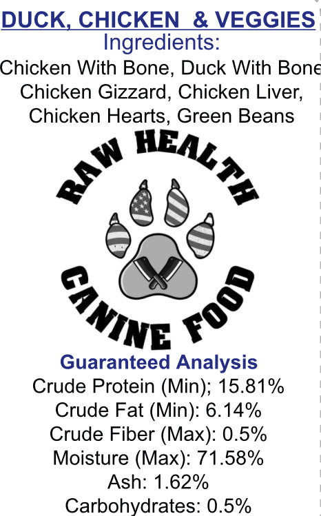 Duck Chicken and Veggies