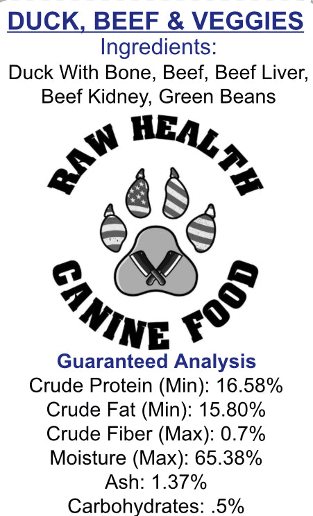 Duck, Beef and Veggies