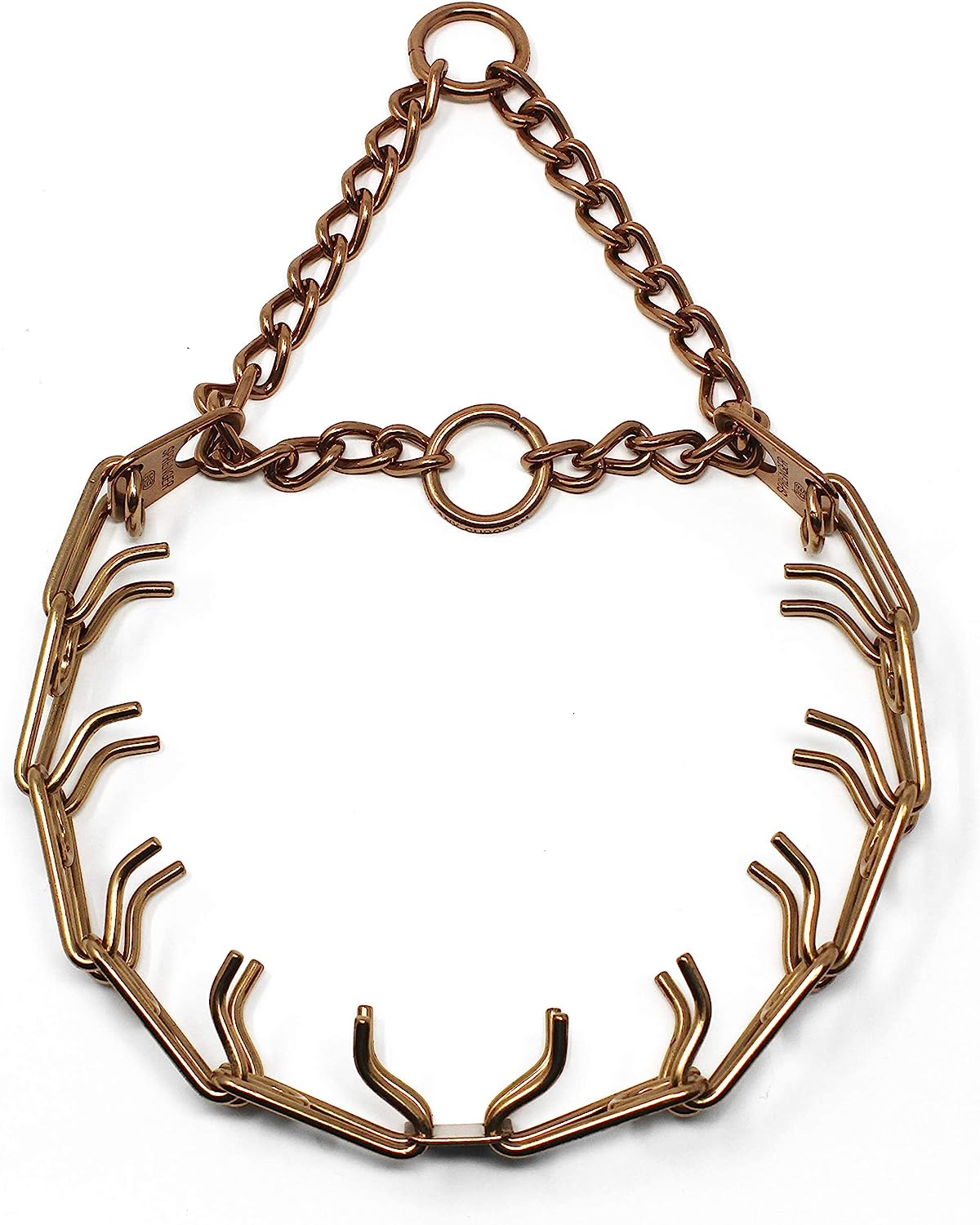 Herm Sprenger Curogan Prong Dog Training Collar Ultra-Plus Pet Pinch Collar Hypoallergenic Nickel Free No-Pull Collar for Dogs Made in Germany 3.2mm x 23in