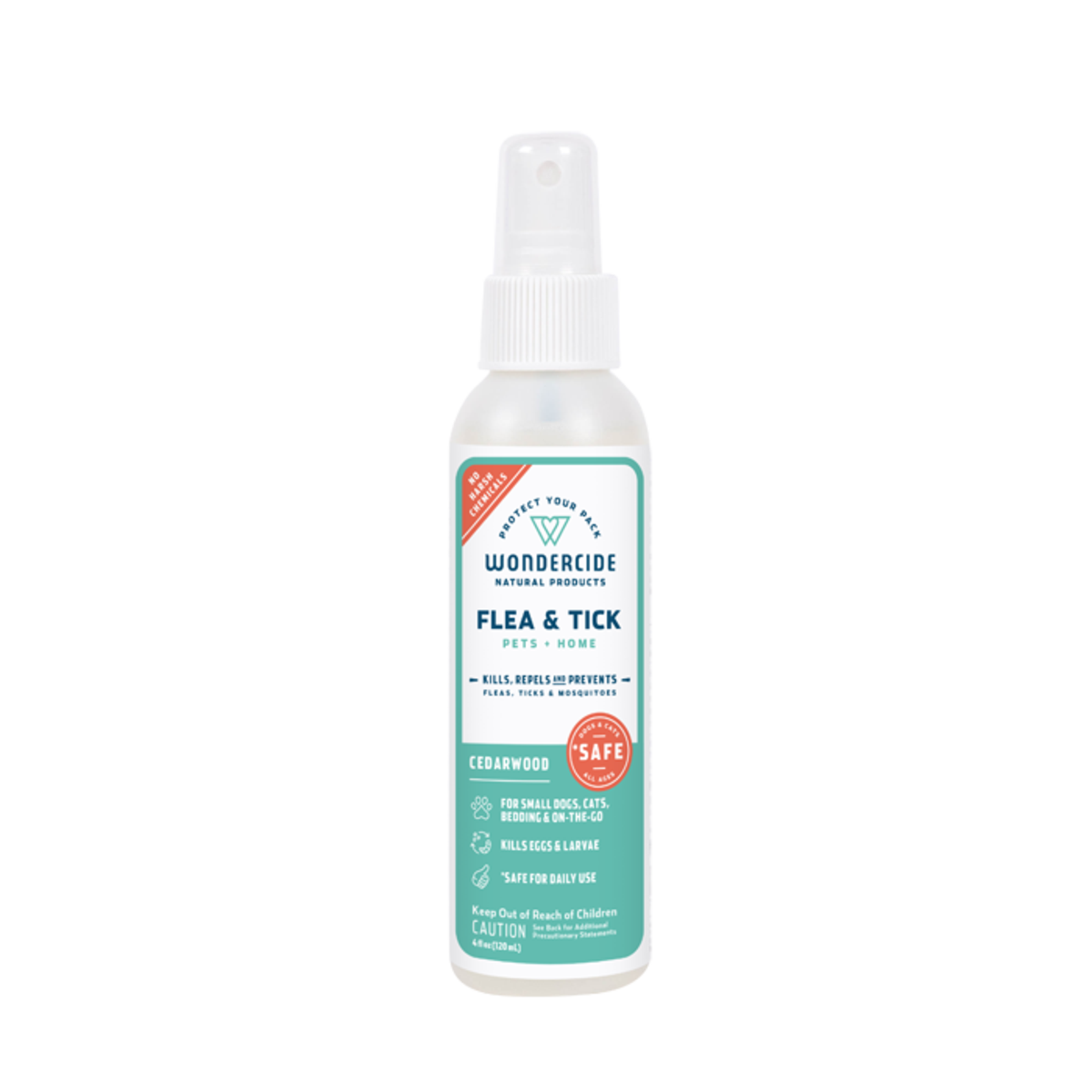 WONDERCIDE - FLEA, TICK & MOSQUITO SPRAY FOR PETS + HOME - CEDAR 4 OZ